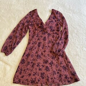 Floral Long Sleeve Dress